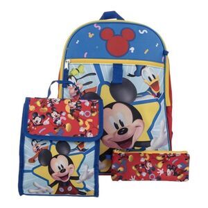 Bioworld Mickey Mouse 5 Piece Backpack Set